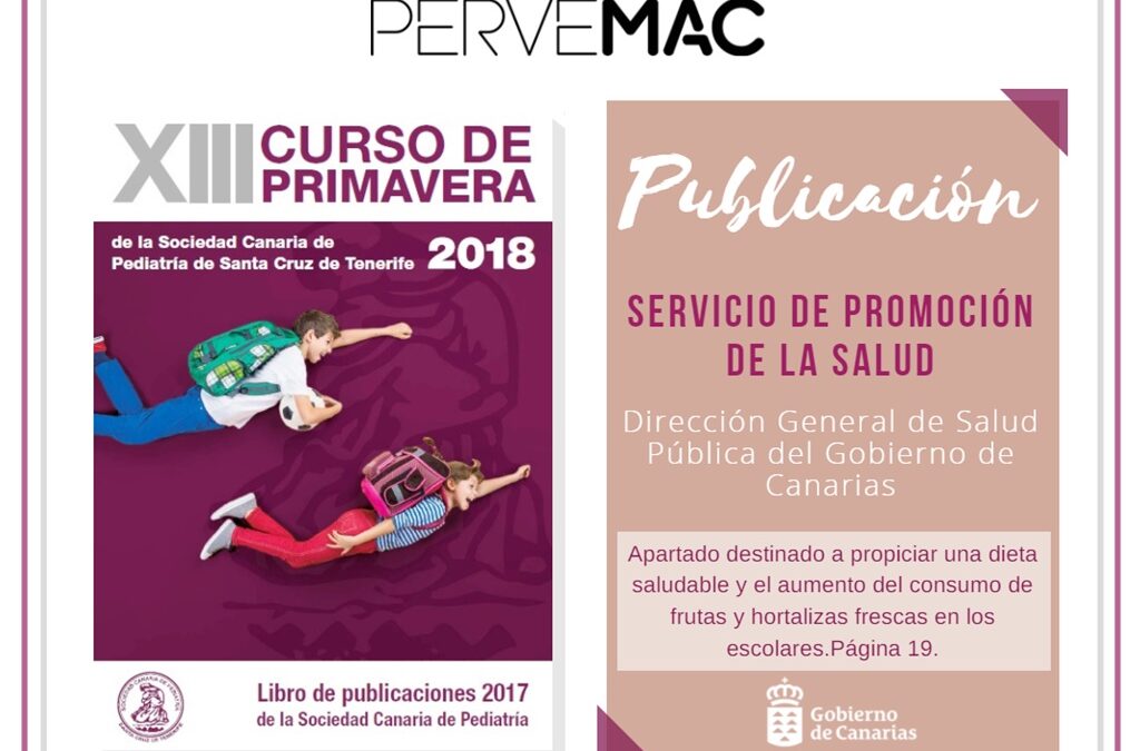 LIBRO DE PUBLICACIONES 2017 DE LA SOCIEDAD CANARIA DE PEDIATRÍA TENERIFE. 17/03/2018