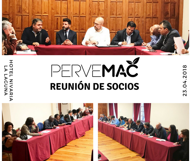 REUNIÓN DE SOCIOS DEL PROYECTO PERVEMAC II TENERIFE. 23/04/2018