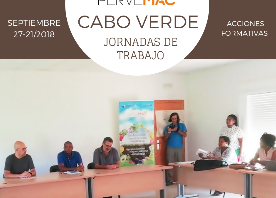 JORNADAS FORMATIVAS DE RECONOCIMIENTO DE INSECTOS PLAGA CABO VERDE. 17-21/09/2018